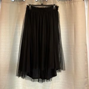 Lauren Conrad Long Black Skirt